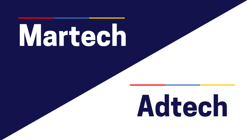 Diferença entre ferramentas Martech e Adtech